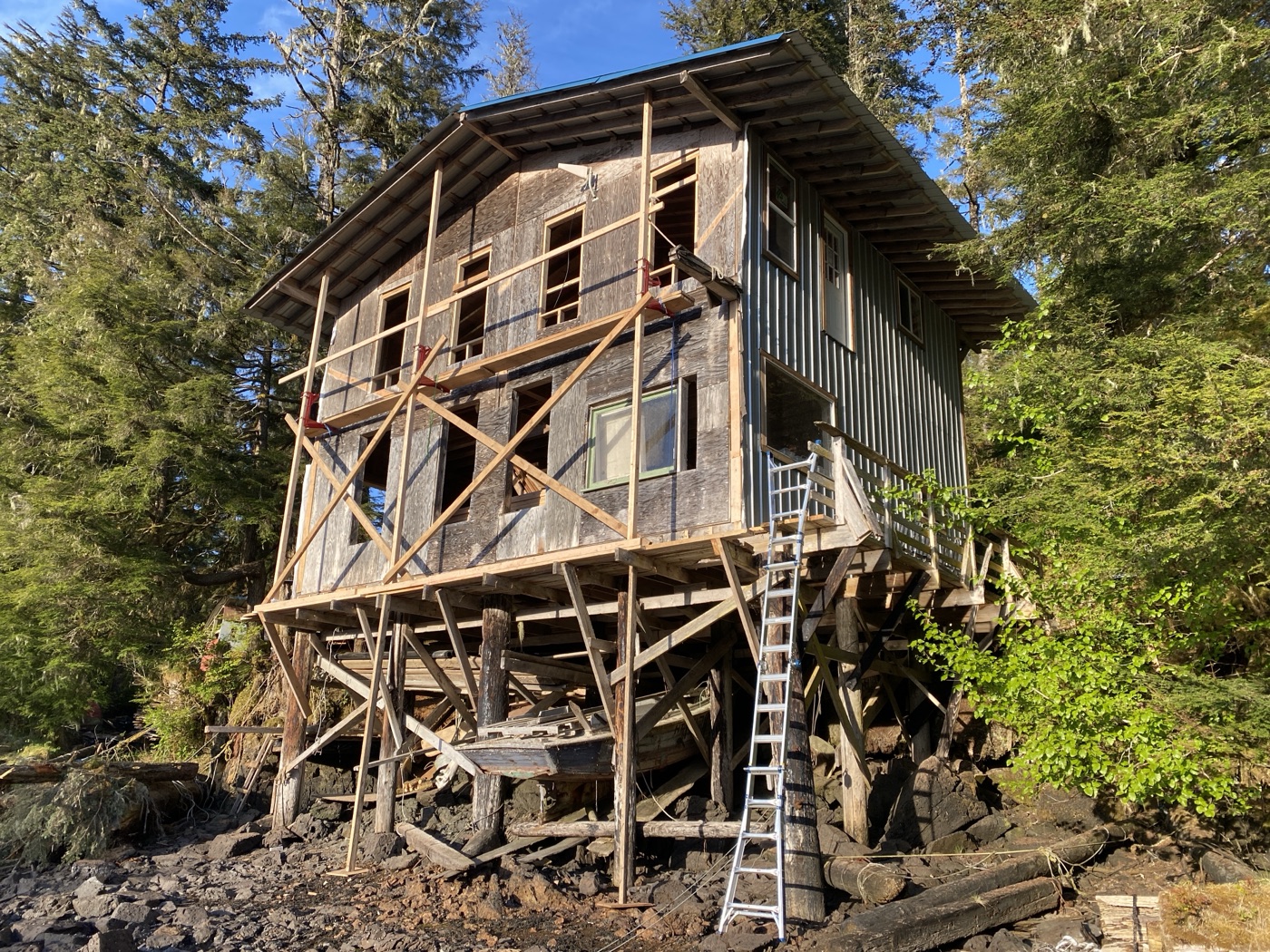 Building exterior before renovation